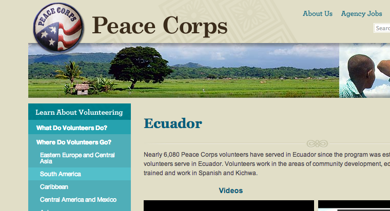Staff Changes at PC Ecuador including New Country Director